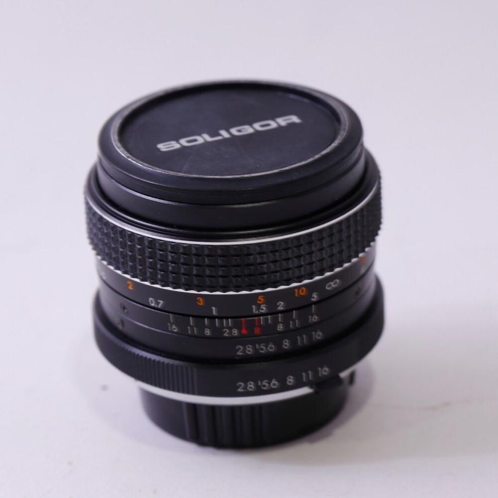 Soligor, 28mm Wide Angle Lens, 1:2.8, Photography, Hobby, Vintage, Collectible,